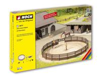 NOCH micro motion Reitplatz mit Pferdeboxen schaalmodel onderdeel en -accessoire Boerderij - thumbnail