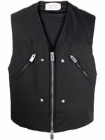 1017 ALYX 9SM gilet matelassé à fermeture zippée - Noir