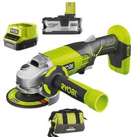 Ryobi R18AG-140S | 18V | Li-ion | Haakse slijper | set | 1x 4,0Ah accu | in tas | 115mm - 5133004301 - thumbnail