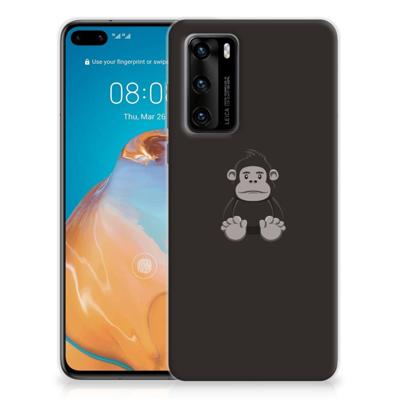 Huawei P40 Telefoonhoesje met Naam Gorilla Huawei P40 Telefoonhoesje met Naam Gorilla
