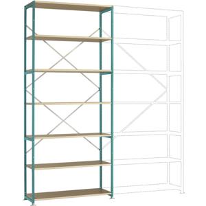 Manuflex RP1636.5021 Magazijnstelling basismodule (b x h x d) 1250 x 2000 x 800 mm Hout