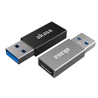Akasa compatible Typ A auf Typ C USB-Adapter - 2 Stück