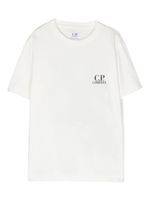 C.P. Company Kids t-shirt en coton à logo imprimé - Blanc