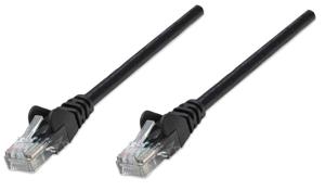 Intellinet 320757 RJ45 Netwerkkabel, patchkabel CAT 5e U/UTP 2.00 m Zwart 1 stuk(s)