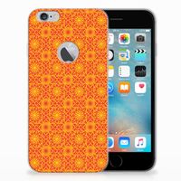 Apple iPhone 6 Plus | 6s Plus TPU bumper Batik Oranje - thumbnail