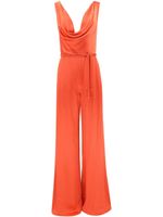 Alexis Sare cowl-neck jumpsuit - Orange - thumbnail