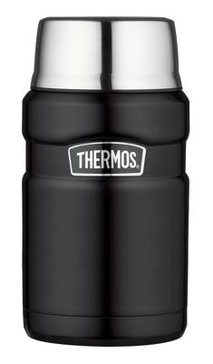 Thermos Voedseldrager King Zwart Mat 710 ml