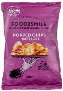 Food2Smile Popped Chips Barbecue