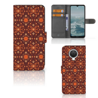 Nokia G10 | G20 Telefoon Hoesje Batik Brown - thumbnail