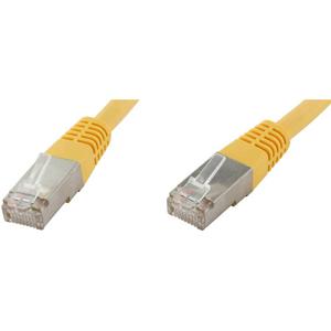 econ connect F6TP1GE RJ45 Netwerkkabel, patchkabel CAT 6 S/FTP 1.00 m Geel Pair afscherming 1 stuk(s)