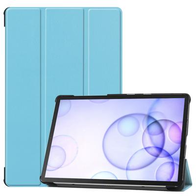3-Vouw sleepcover hoes - Samsung Galaxy Tab S6 - Lichtblauw 3-Vouw sleepcover hoes - Samsung Galaxy Tab S6 - Lichtblauw