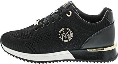 Mexx Gitte Glitter Sneaker low Black (38), zwart, 38 EU
