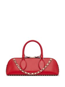 Valentino Garavani mini sac Rockstud E/W en cuir - Rouge