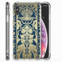 Apple iPhone X | Xs Case Beige Flowers - thumbnail