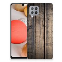 Samsung Galaxy A42 Bumper Hoesje Steigerhout - thumbnail