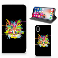 Apple iPhone Xs Max Magnet Case Cat Color - thumbnail