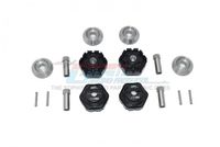 GPM Wheel Hub Hex +10MM, black - Traxxas Maxx - thumbnail