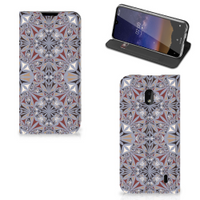 Nokia 2.2 Standcase Flower Tiles