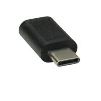 Value 12.99.3191 tussenstuk voor kabels USB Type C USB Type Micro B Zwart