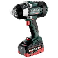 Metabo SSW 18 LTX 1750 BL 602402660 Accu-slagmoersleutel 1750 Nm 18 V Aantal meegeleverde accus: 2 5.5 Ah LiHD Brushless, Incl. 2 accus, Incl. koffer, Incl.