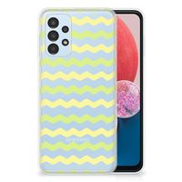 Samsung Galaxy A13 4G TPU bumper Waves Yellow