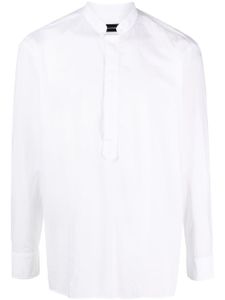 Tagliatore chemise en coton à manches longues - Blanc