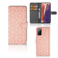 Samsung Galaxy Note 20 Telefoon Hoesje Pattern Orange