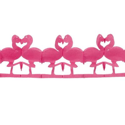 Slinger Flamingo roze 250cm