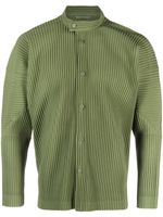 Homme Plissé Issey Miyake chemise à design plissé - Vert