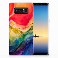 Hoesje maken Samsung Galaxy Note 8 Watercolor Dark