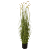 J-Line Kunstplant in Pot Grassen L