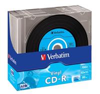 Verbatim CD Rohlinge Slim Case 10 Stuk zwart