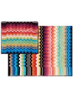 Missoni Home lot de deux serviettes de bain Giacomo - Multicolore