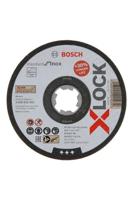 Bosch Professional Doorslijpschijf Rechte X-LOCK Standard for Inox (voor Roestvrij Staal, Ø 125 x 1.6 mm, Accessoires Haakse Slijper))