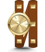 Horlogeband Michael Kors MK2680 Leder Bruin 14mm - thumbnail