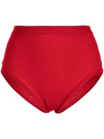 Kiki de Montparnasse culotte en cachemire à taille haute - Rouge