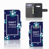 Samsung Galaxy Xcover 3 | Xcover 3 VE Portemonnee Hoesje Flowers Blue DTMP