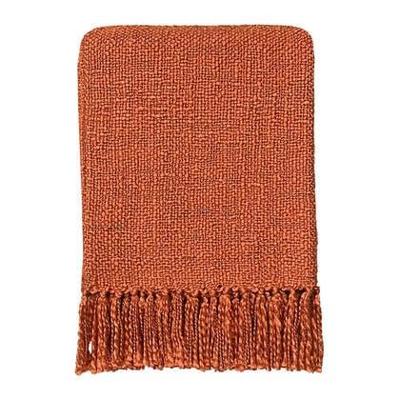 Malagoon Solid Plaid 125 x 150 cm - Spicy Oranje