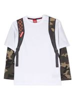 sprayground kid t-shirt en coton à imprimé graphique - Blanc