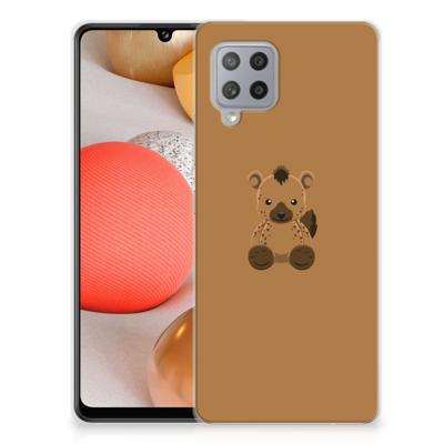 Samsung Galaxy A42 Telefoonhoesje met Naam Baby Hyena Samsung Galaxy A42 Telefoonhoesje met Naam Baby Hyena