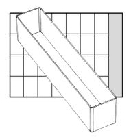 raaco Insert 55 A9-4 Doos voor kleine onderdelen Polypropyleen (PP) Transparant - thumbnail