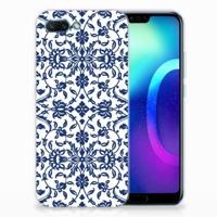 Huawei Honor 10 TPU Case Flower Blue