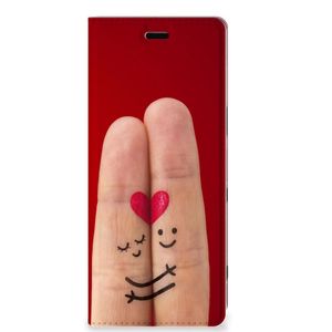 Sony Xperia 5 Hippe Standcase Liefde - Origineel Romantisch Cadeau