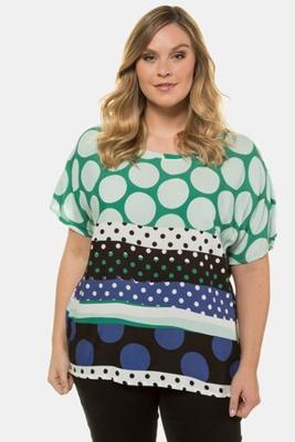 Ulla Popken Blouse, oversized, zonder sluiting - Grote Maten