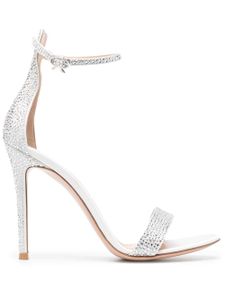 Gianvito Rossi sandales à ornements en cristal 110 mm - Blanc