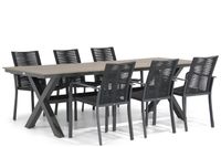 Santika Annisa/Forest 240 cm dining tuinset 7-delig