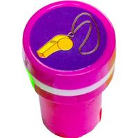 Lg-imports Stempel Voetbalfluitje Junior 4 X 2,5 Cm Paars