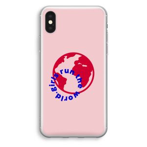 Run The World: iPhone X Transparant Hoesje