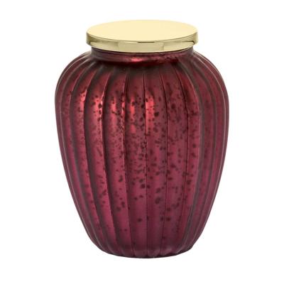 Pax Geurkaars in pot Cinnamon burgundy 13cm