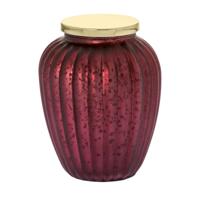 Pax Geurkaars in pot Cinnamon burgundy 13cm